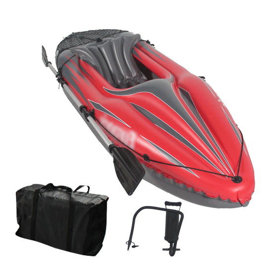 HHSJZWCYHign-concerned Inflatable One Person Kayak for Fishing