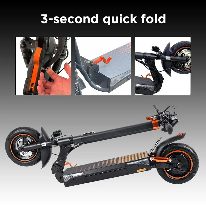 Wildstride T4PRO Electric Scooter 900W Peak 48V Foldable