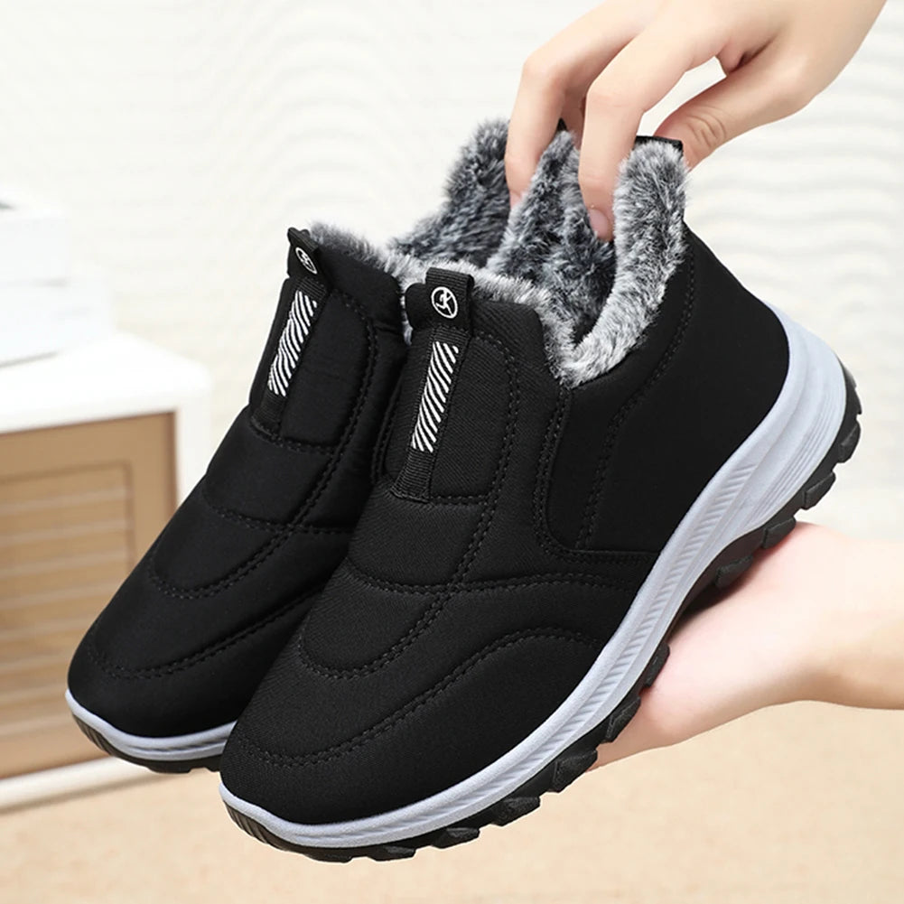 Warm Thermal Ankle Boots For Men Non Slip Sneakers Hiking