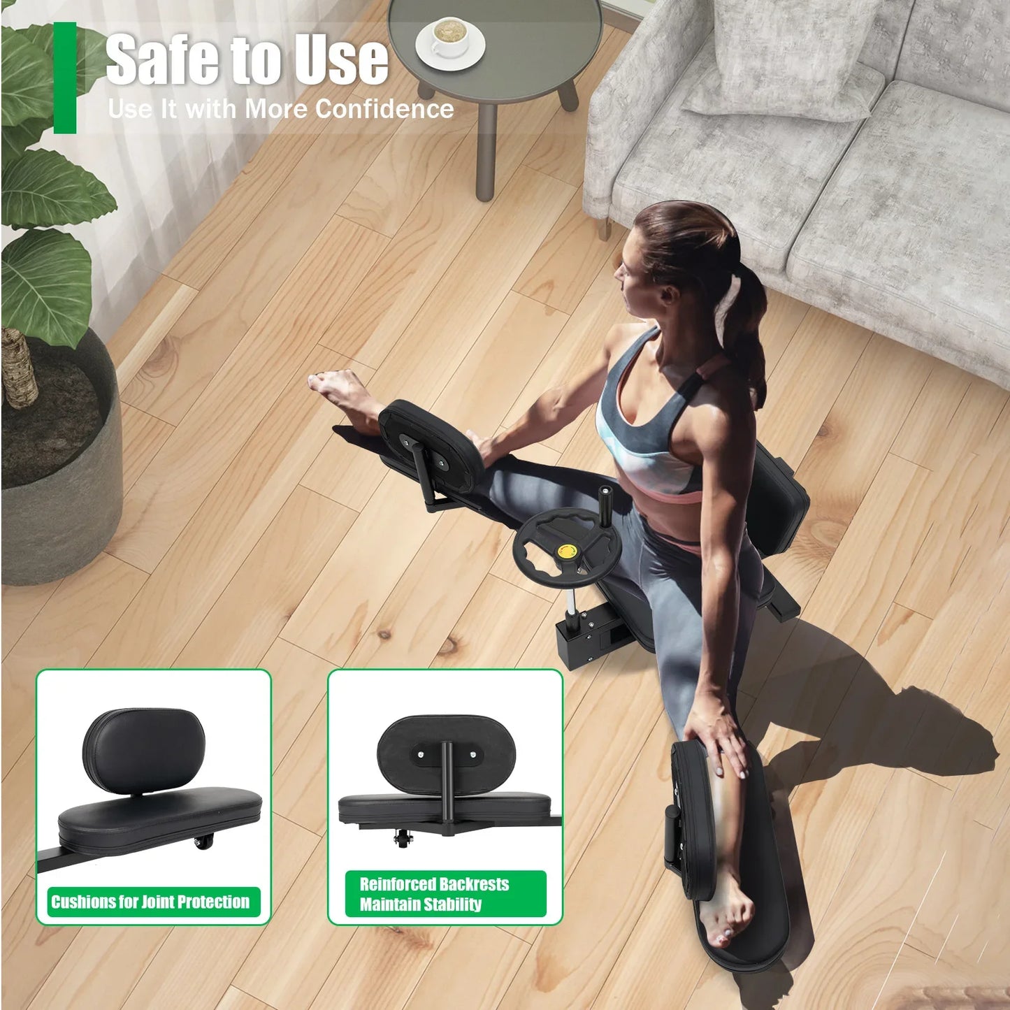 Leg Stretcher 3 Bar Spreader Heavy Duty For Leg Flexibility
