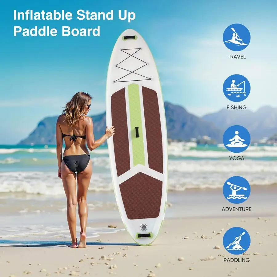 Inflatable Stand Up Paddle Board With SUP Paddle And Accessories