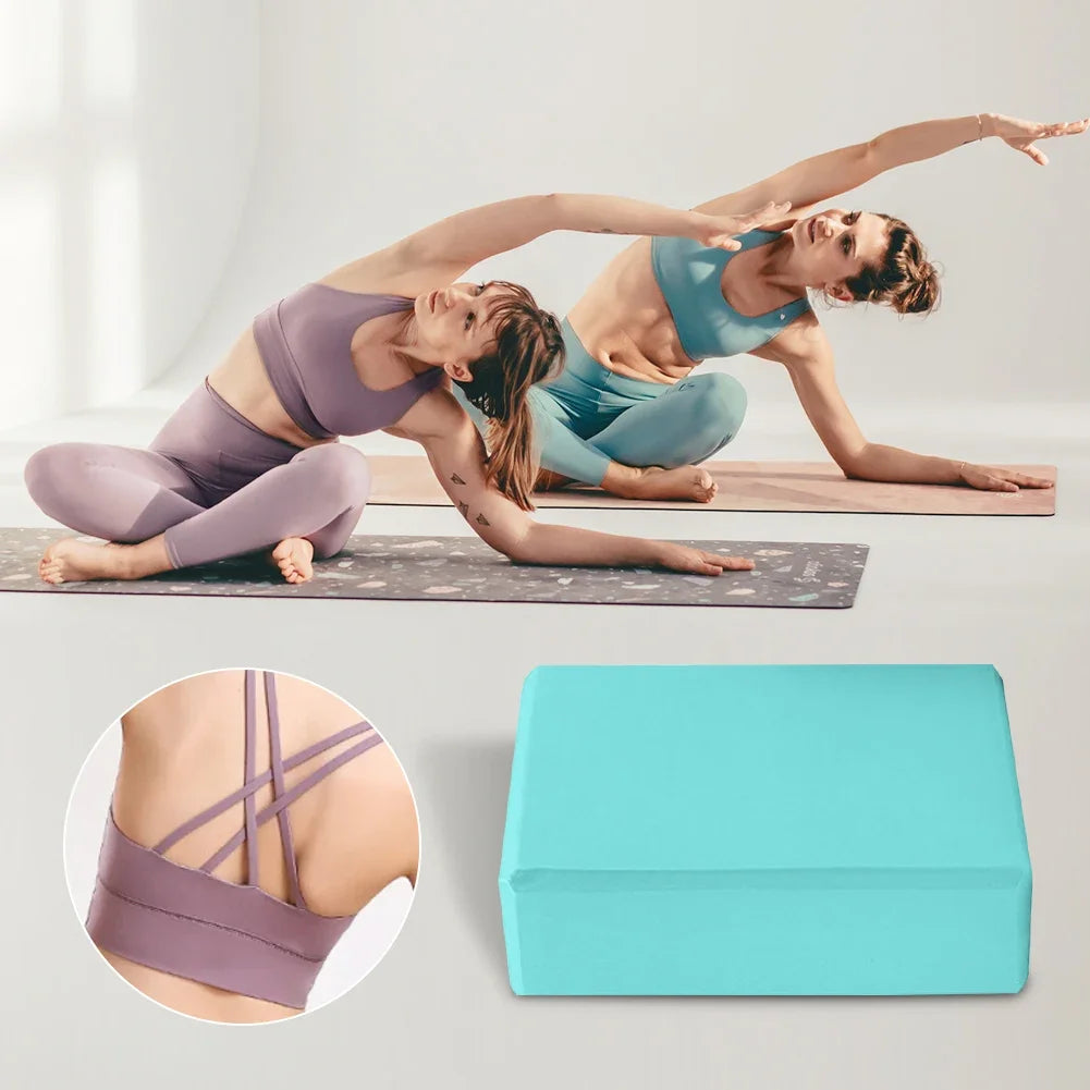 Yoga Blocks Cubes Pilates Bricks Reinforcement Mats Fitness EVA