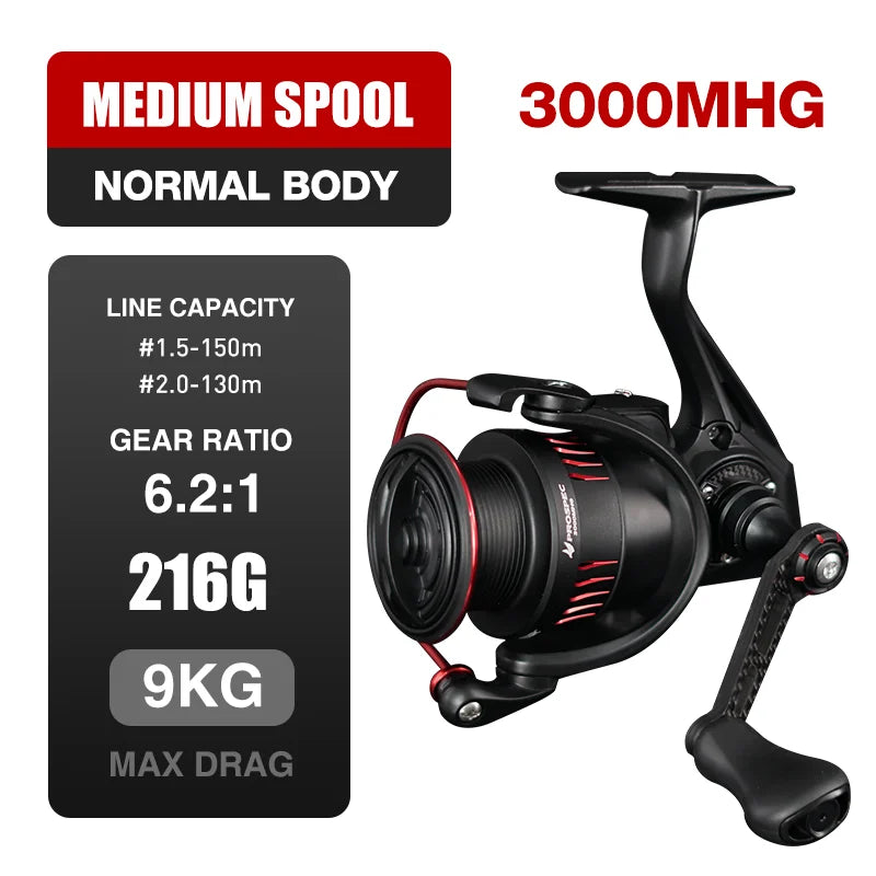 SeaSir Prospec Spinning Reel P Series Ultralight With Carbon Washers