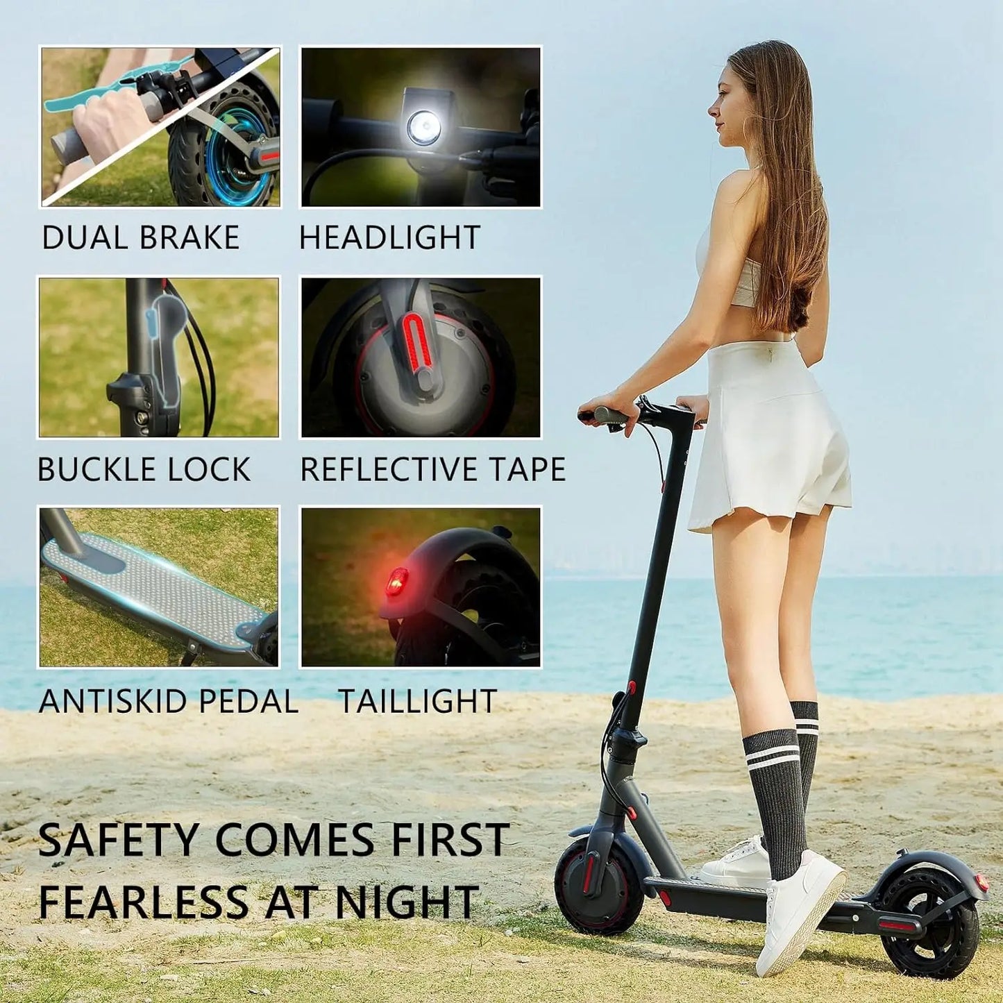 AOVOPRO G5.0 Electric Scooter 36V 19Mph 350W Long Range