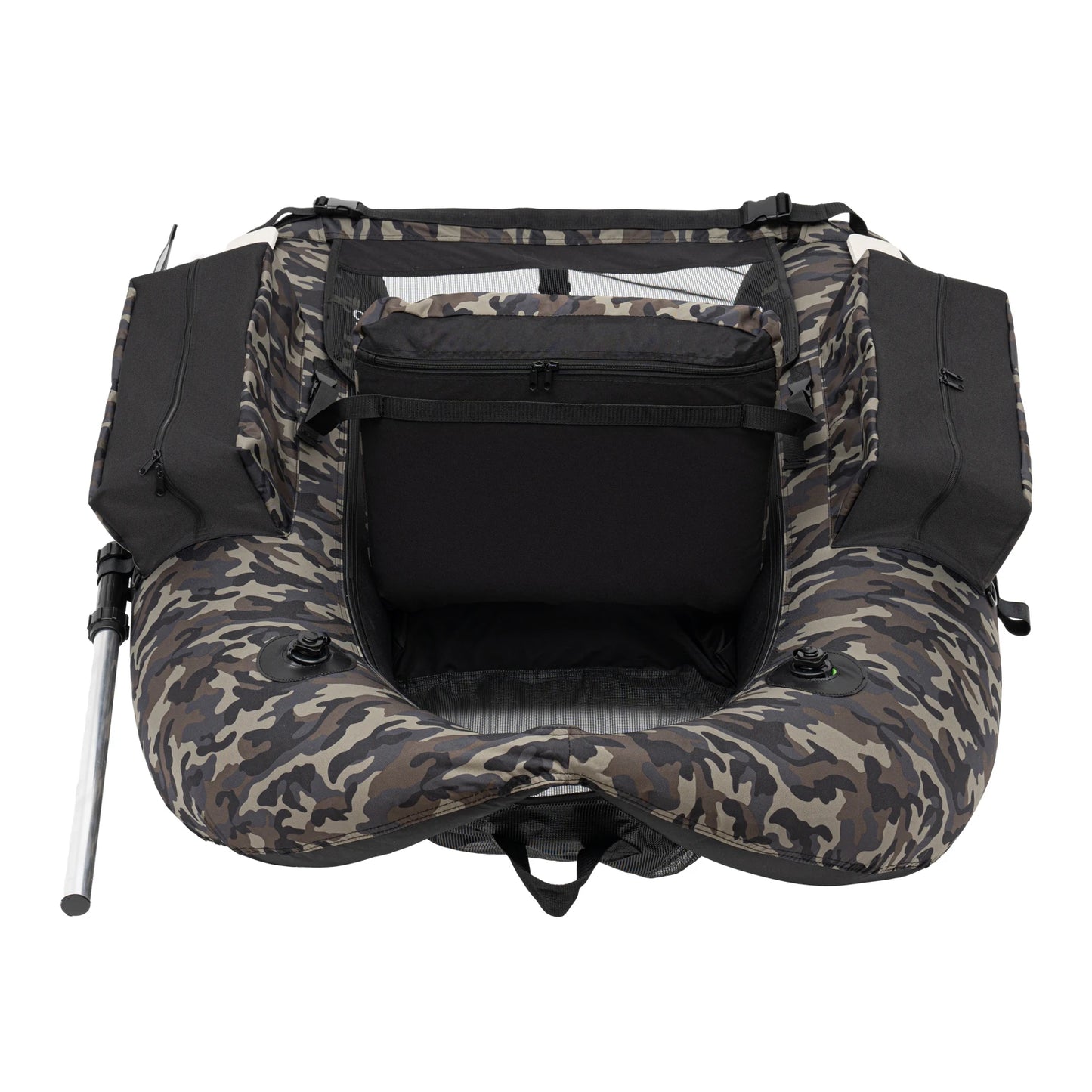 Portable Inflatable Fishing Boat With Adjustable Backrest And Hand Pump
