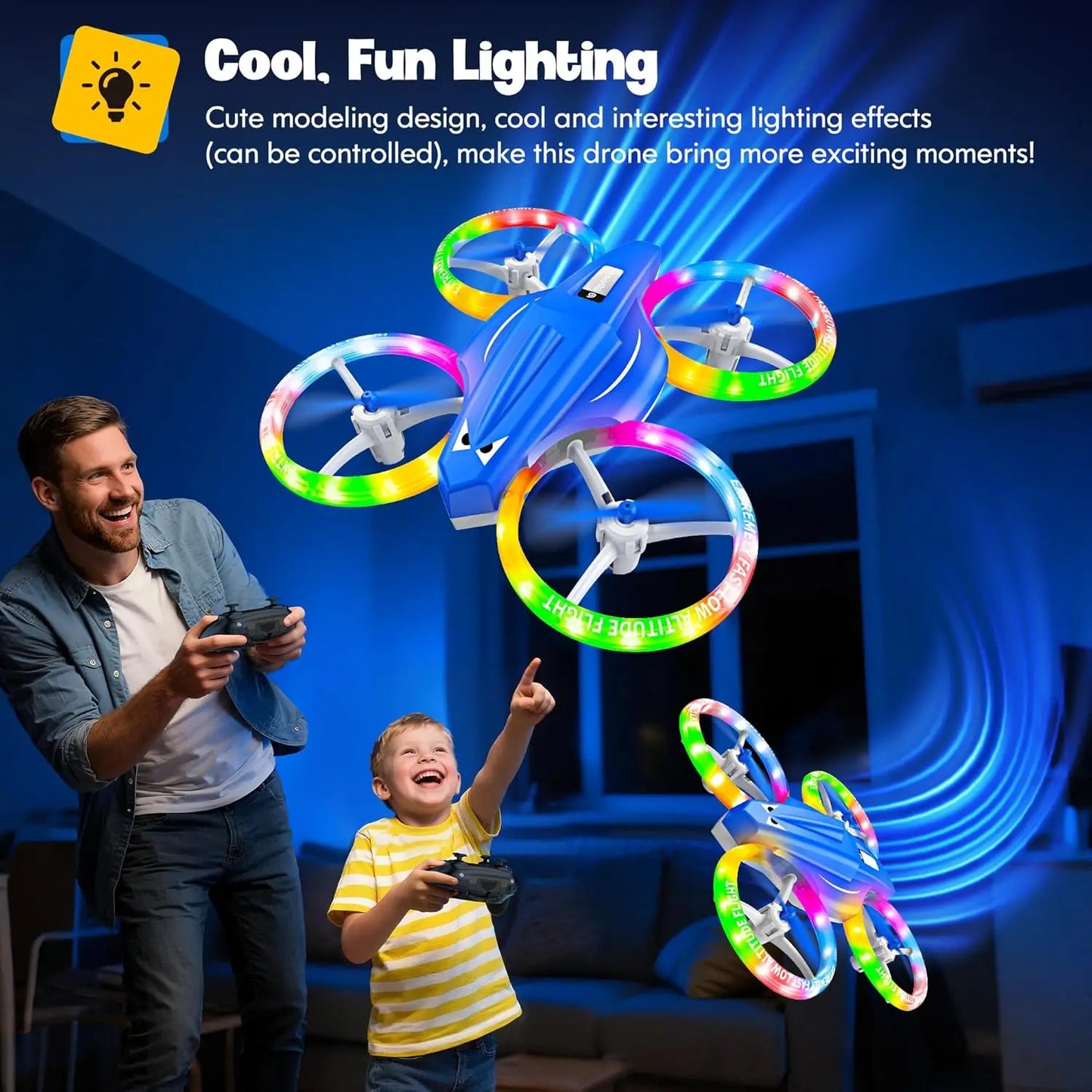 Kids Drone With 3D Flips And Altitude Hold For Beginners