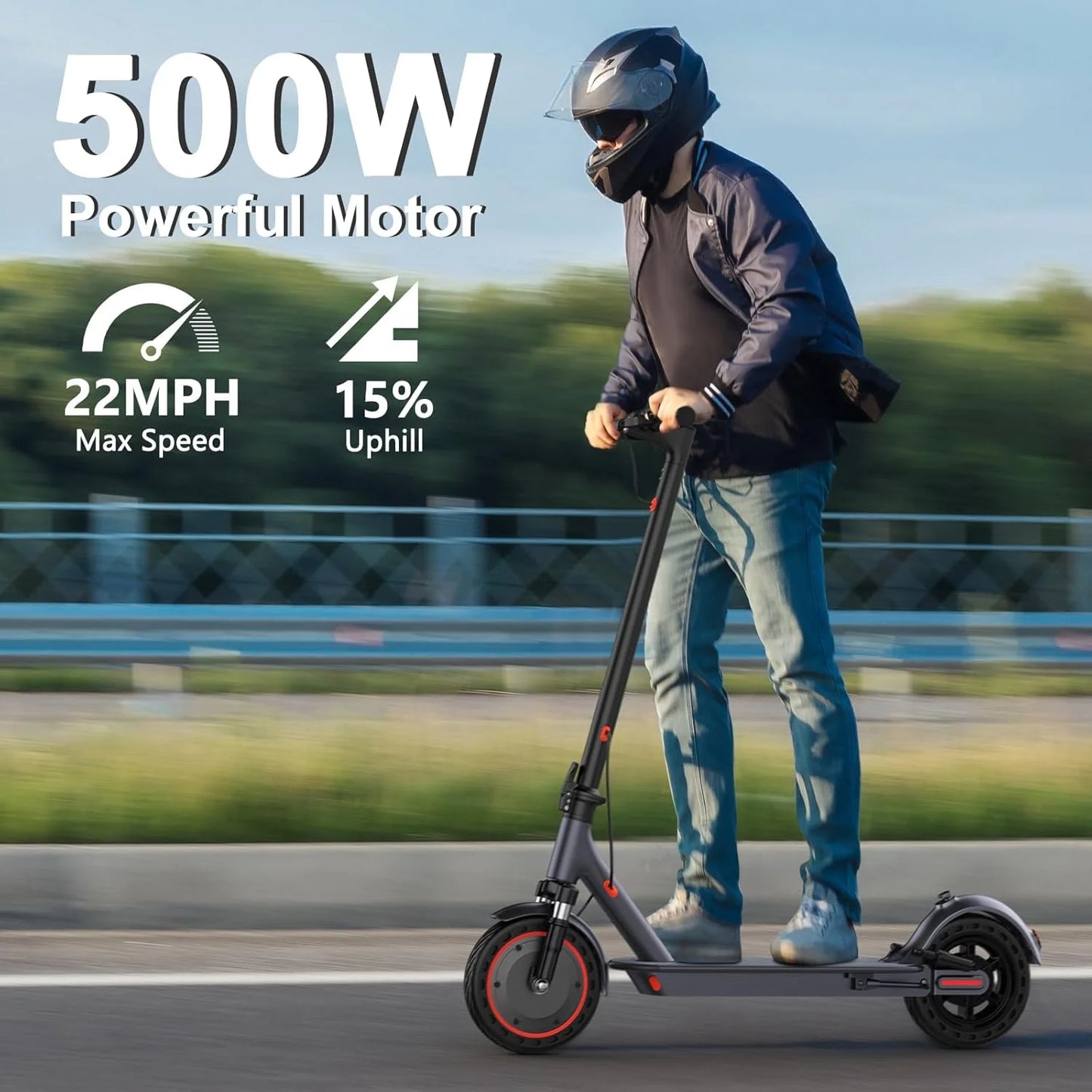 Ladped LP10 Electric Scooter 500W 22MPH Folding With App Control