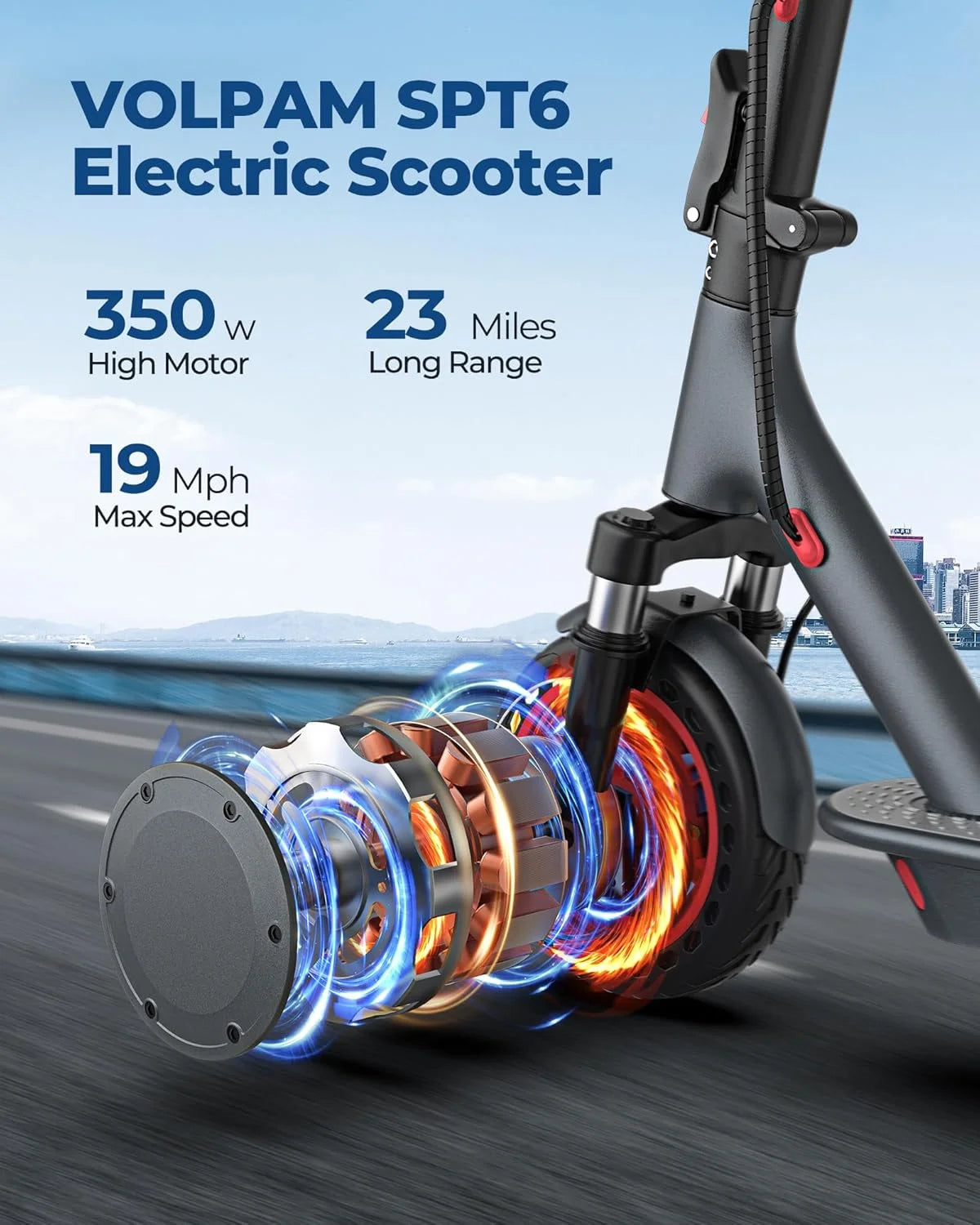 AOVOPRO AP07 Electric Scooter 40 To 60km Range App Control