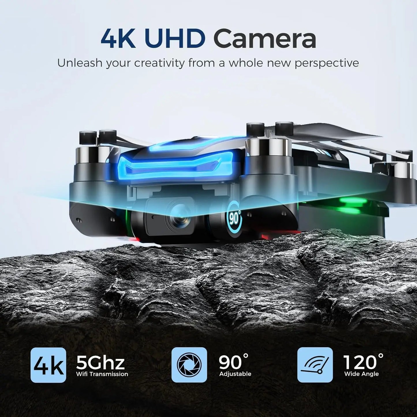 4K GPS Drone With Auto Return And Follow Me Features
