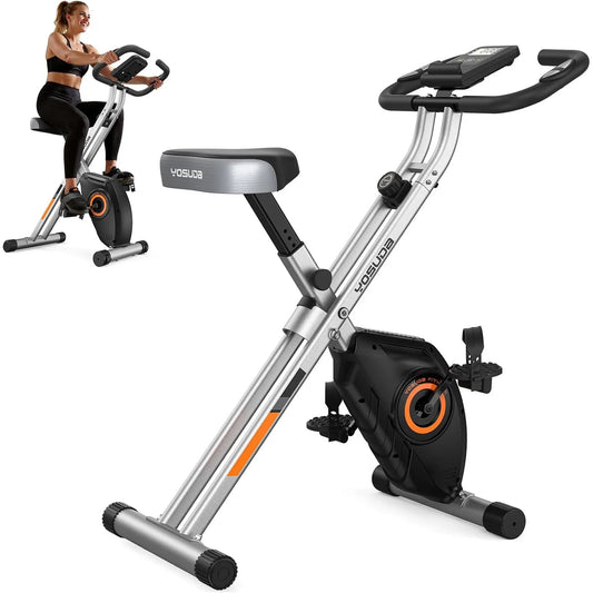 YOSUDA Foldable Exercise Bike for Home Gym Workouts