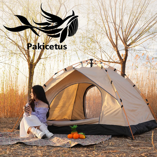 Pakicetus Family Camping Tent Windproof Easy Setup