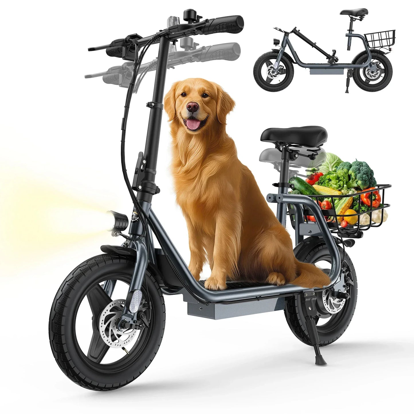 Varun P2 500W 48V Foldable Electric Scooter