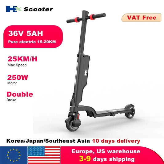 HX Foldable Electric Scooter X6 350W 25KmH 36V EScooter