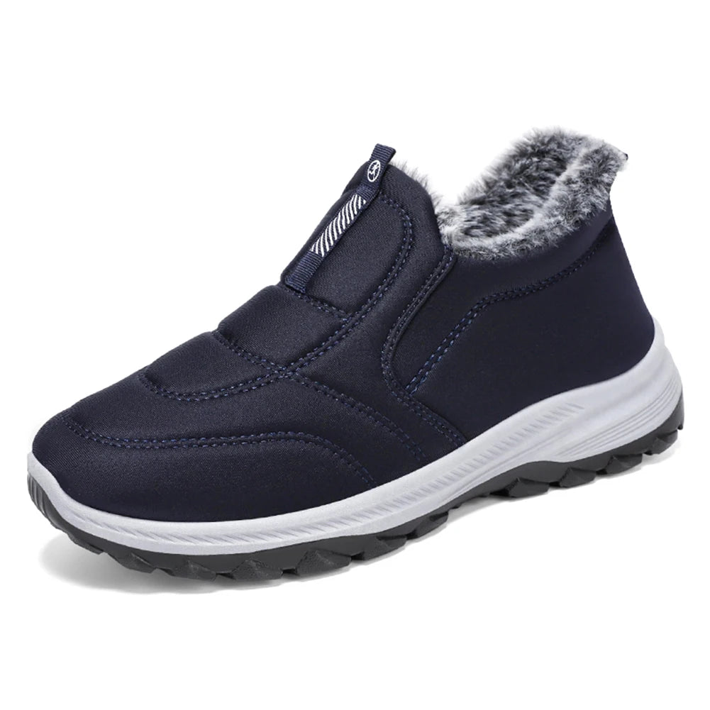 Warm Thermal Ankle Boots For Men Non Slip Sneakers Hiking