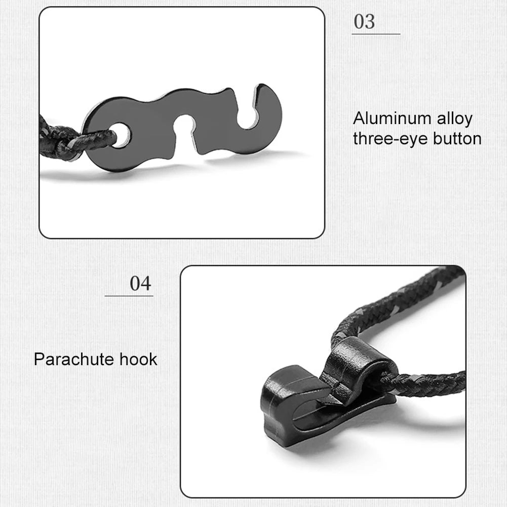APWIKOGERE 3M Camping Stretch Clothesline With 12 Clips