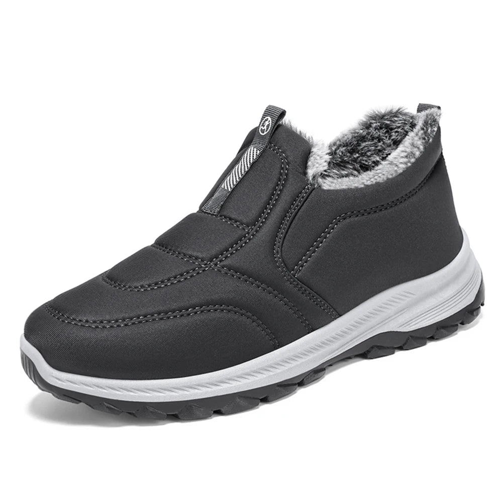 Warm Thermal Ankle Boots For Men Non Slip Sneakers Hiking