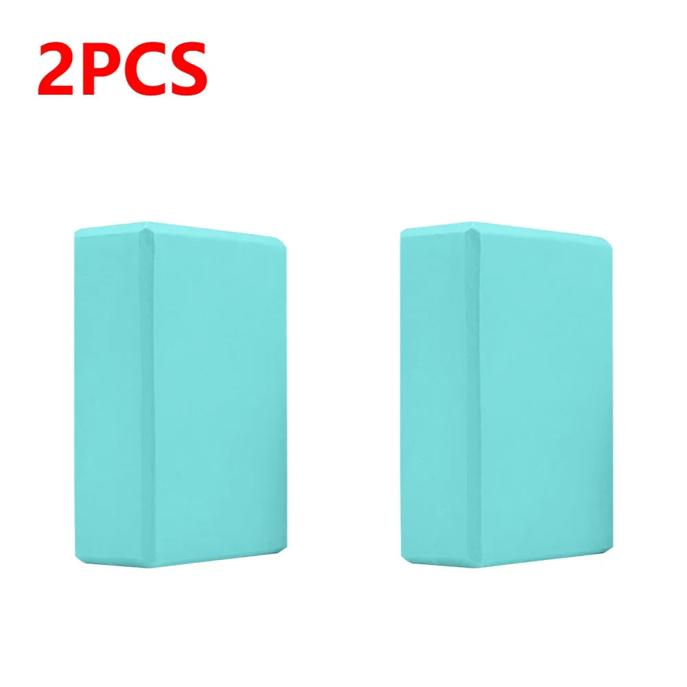 Yoga Blocks Cubes Pilates Bricks Reinforcement Mats Fitness EVA
