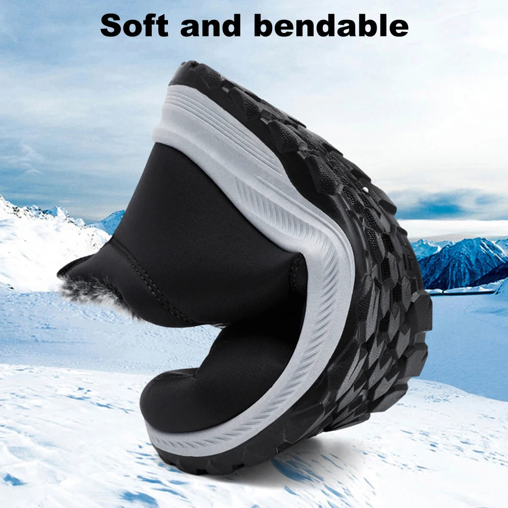 Warm Thermal Ankle Boots For Men Non Slip Sneakers Hiking