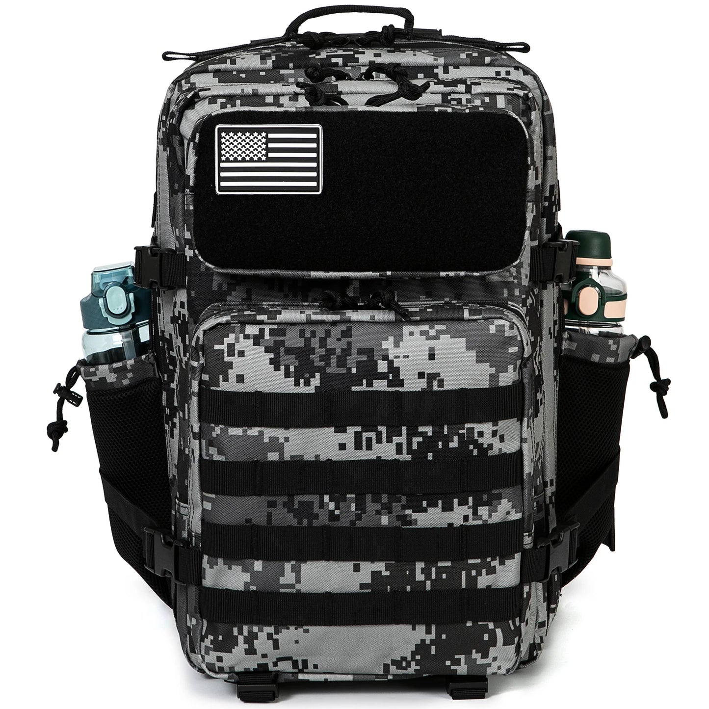 ReFire Gear Tactical Backpack With Bottle Holder For Outdoor Hiking