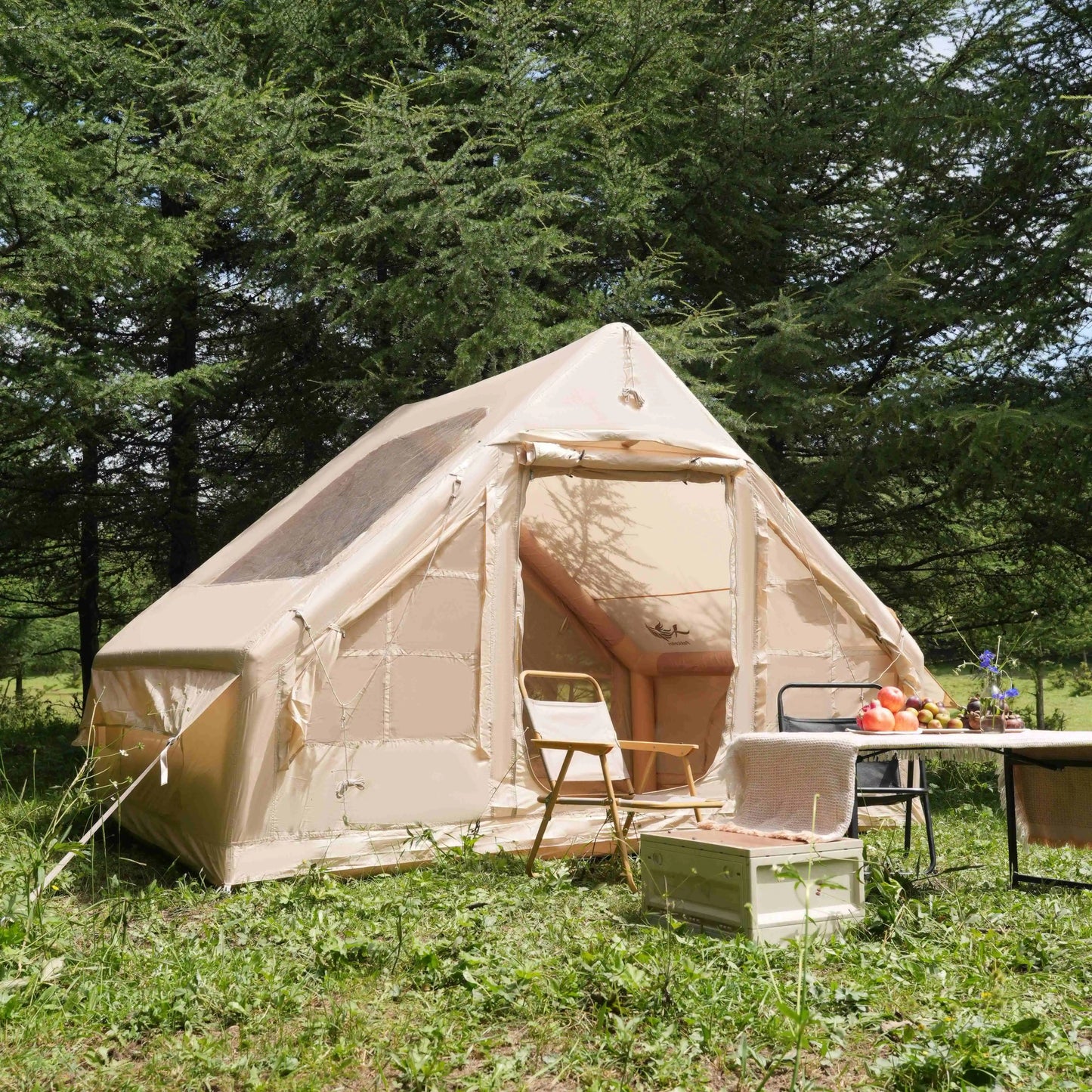 Pakicetus Inflatable Tent With Skylight Quick Setup Four To Six