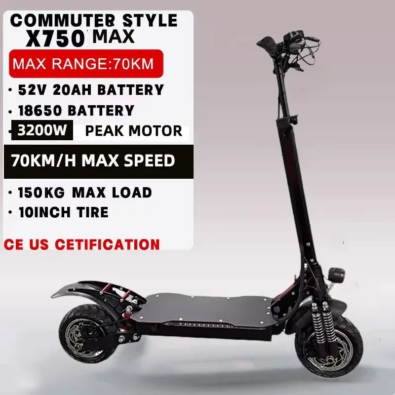 Jueshuai Outdoor Electric Scooter 1000W To 6000W Off Road Foldable