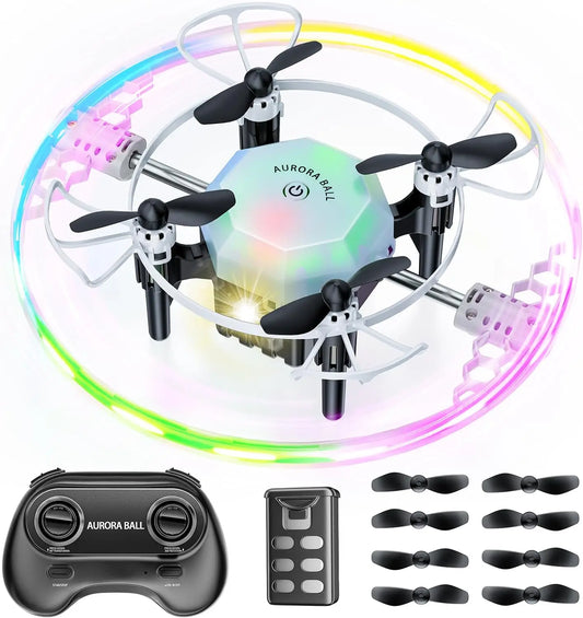 HighPerformance RC Drone for Kids LED Lights 360 Flip
