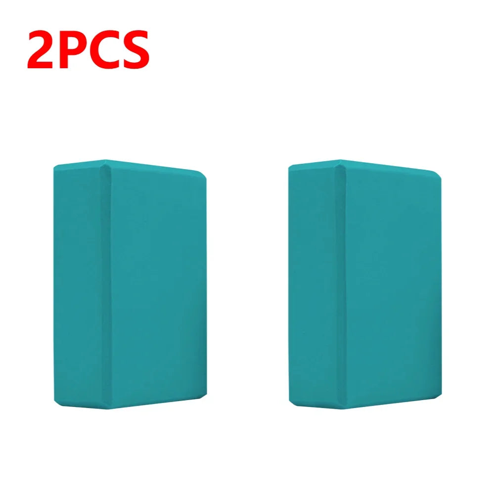 Yoga Blocks Cubes Pilates Bricks Reinforcement Mats Fitness EVA