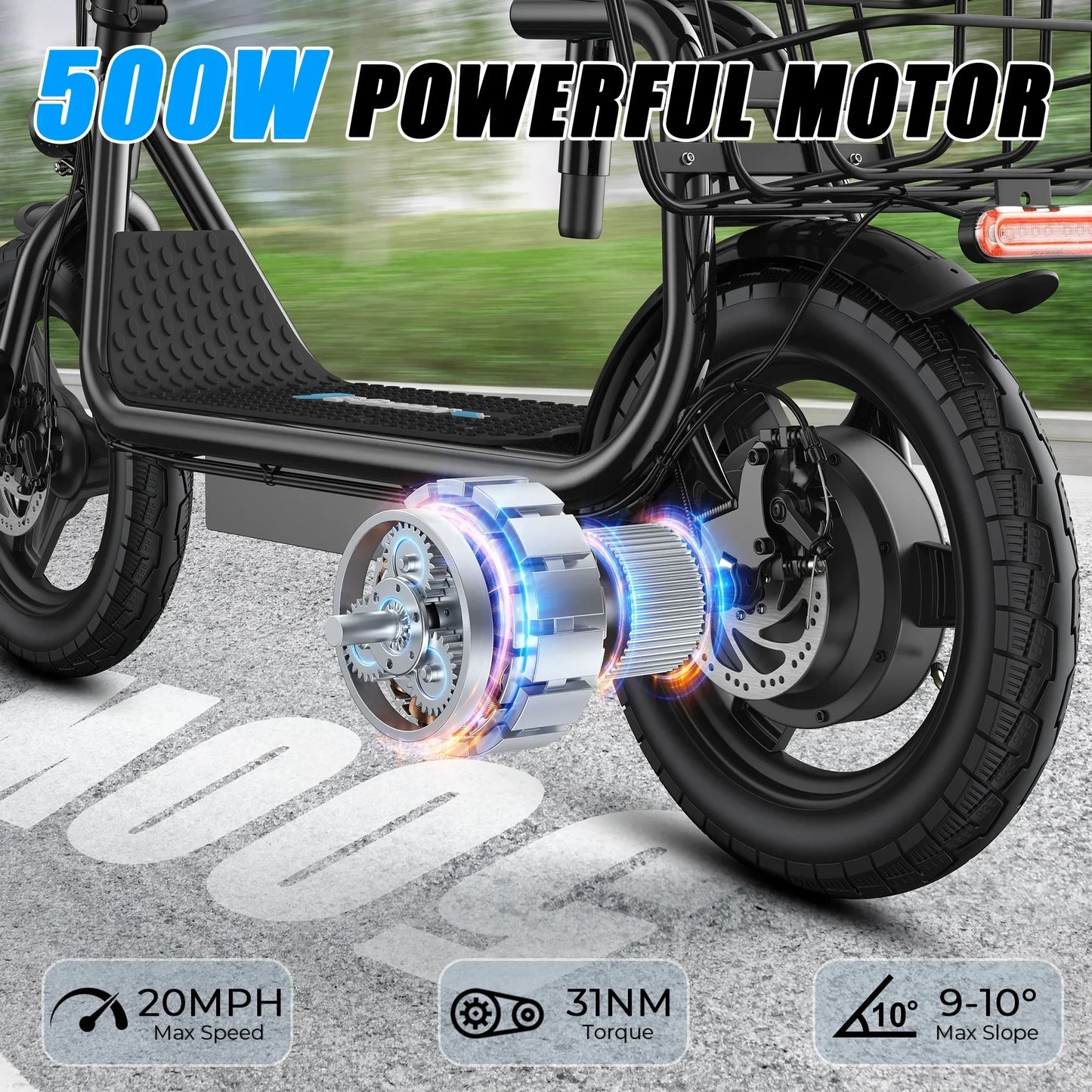 Varun P2 500W 48V Foldable Electric Scooter