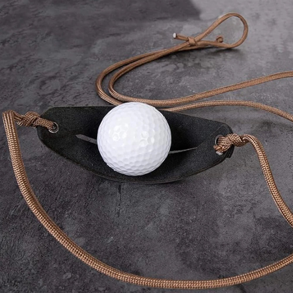 Handmade Leather Shepherd Sling for Outdoor Slingshot Use