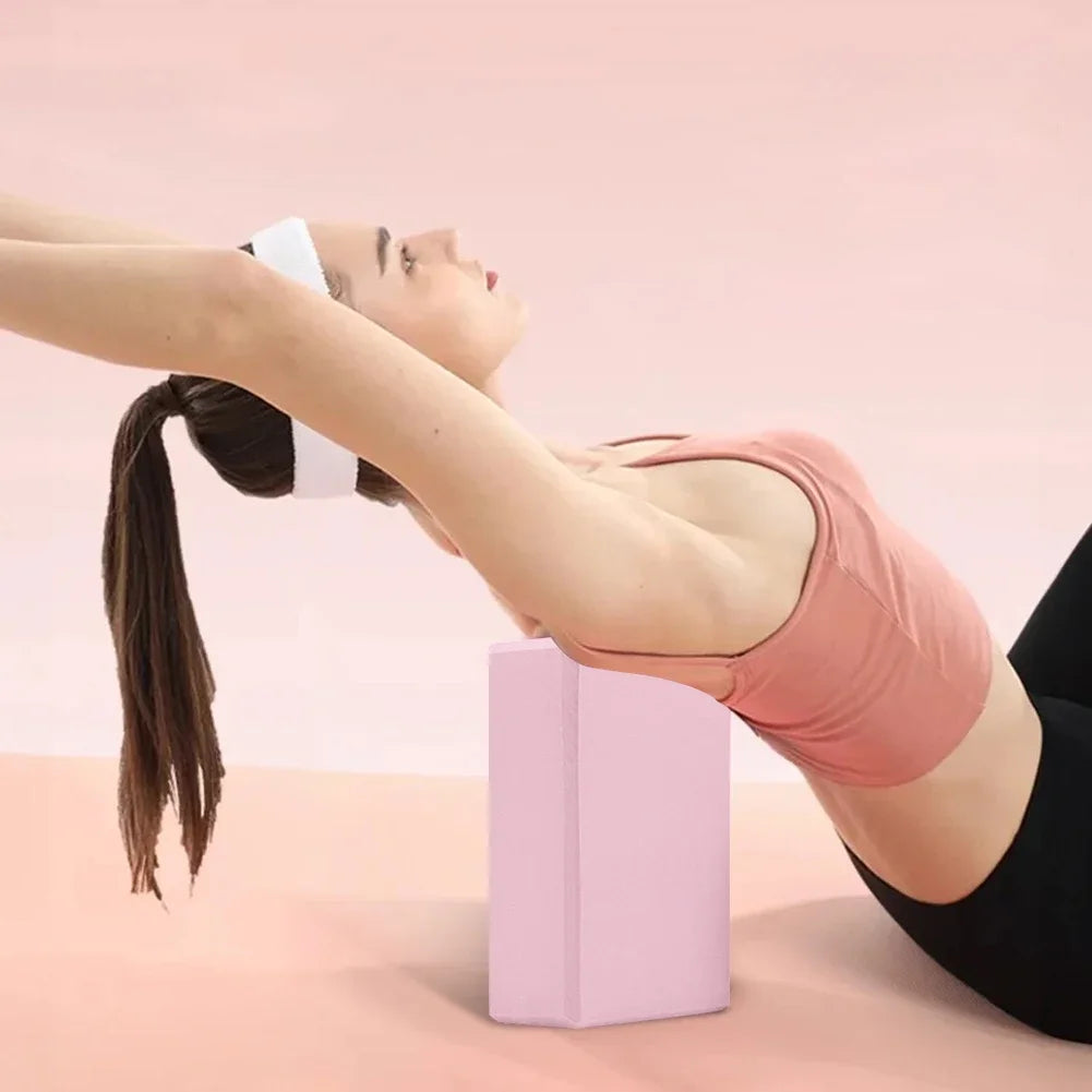 Yoga Blocks Cubes Pilates Bricks Reinforcement Mats Fitness EVA