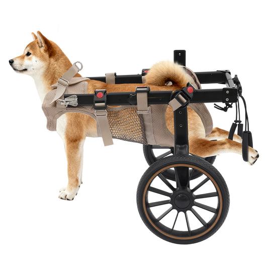 Bymaocar Adjustable Pet Trolley Dog Wheelchair Hind Leg Support