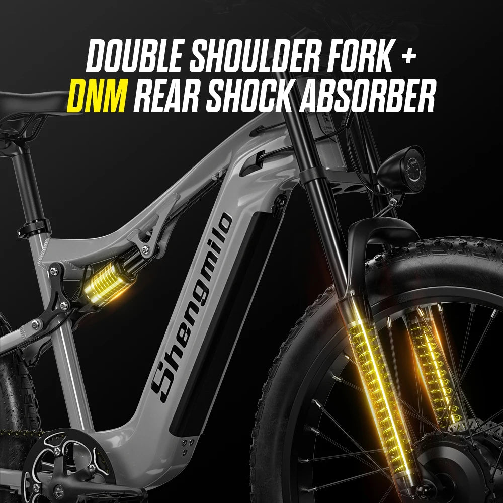 Shengmilo S600 2000W Dual Motor Electric Fat Tire Mountain Bike