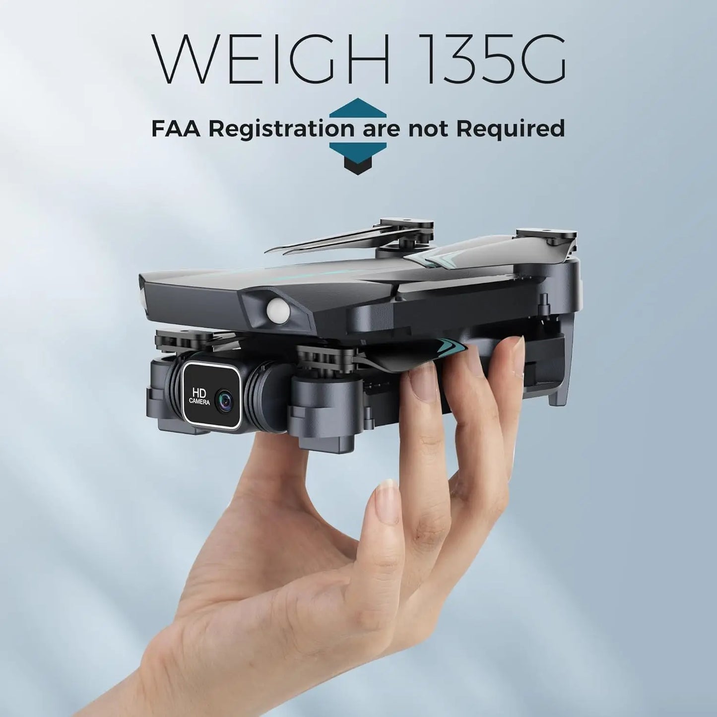 1080P FPV Camera Drone Altitude Hold Gesture Selfie 3D Flip