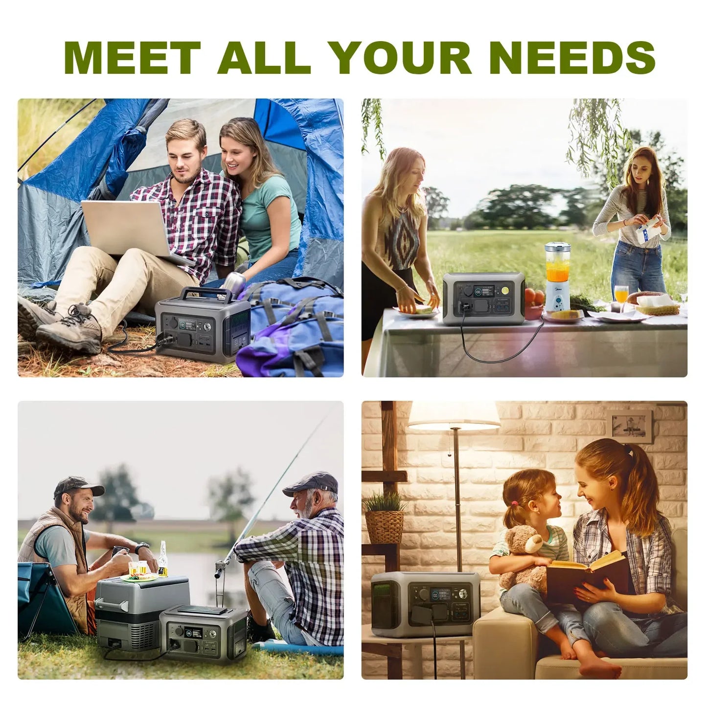ALLPOWERS Solar Power Station Portable for Camping and RV Use