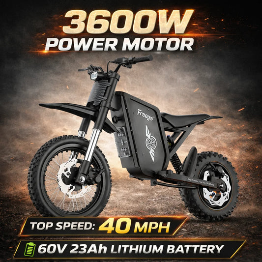 Freego X0 Electric Dirt Bike 3600W Off Road E Bike