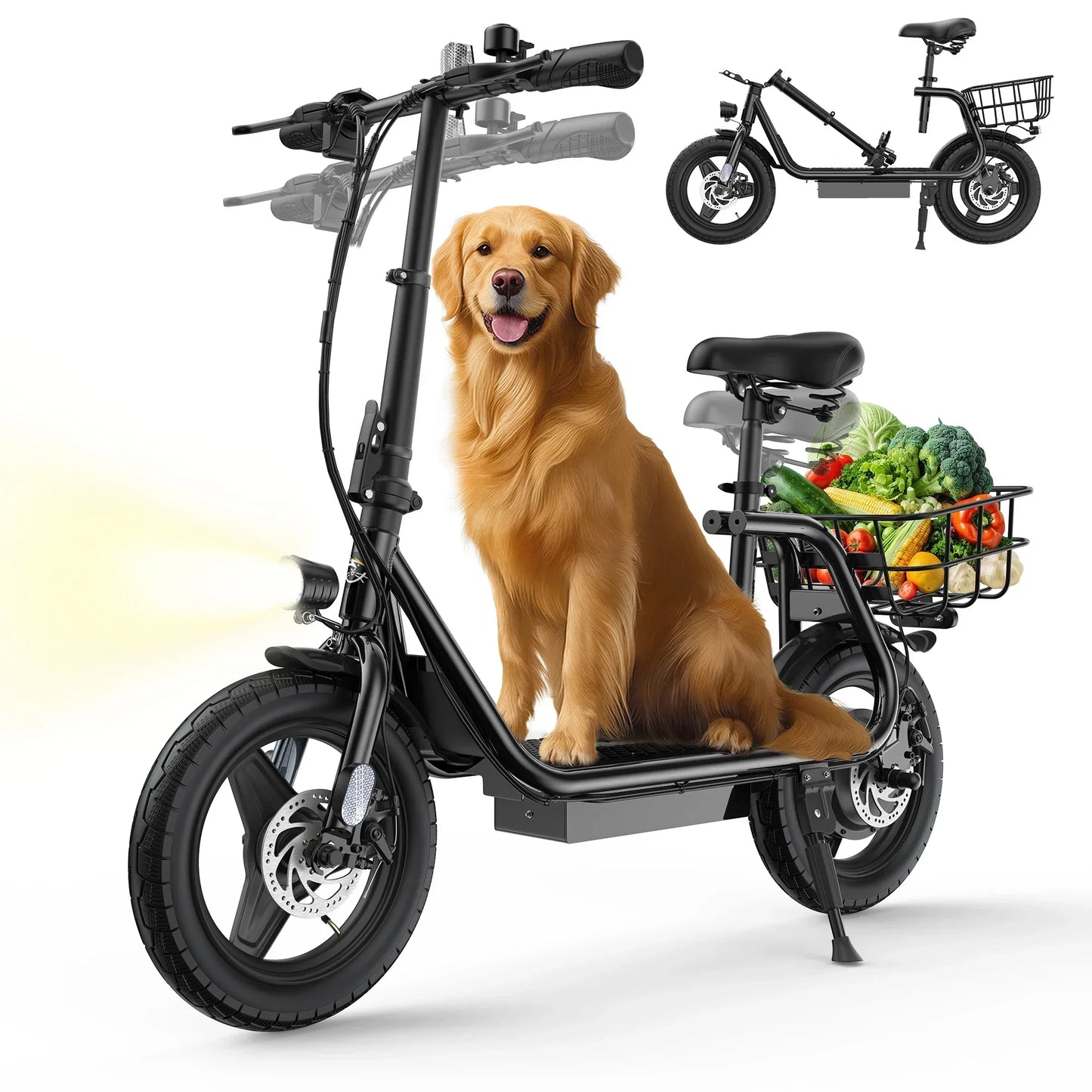 Varun P2 500W 48V Foldable Electric Scooter