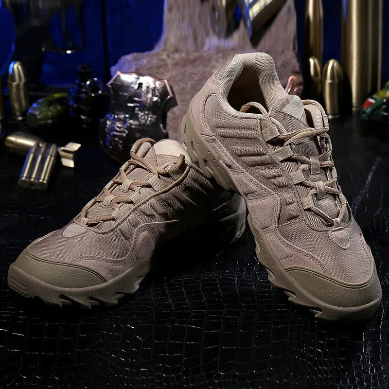 KOLINLOVCN Men Waterproof Tactical Hiking Boots for Outdoor