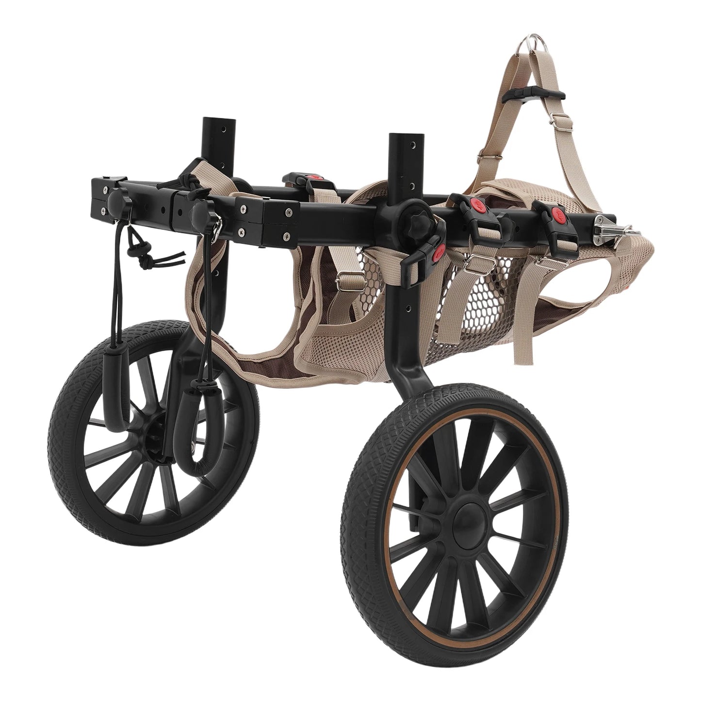 Bymaocar Adjustable Pet Trolley Dog Wheelchair Hind Leg Support