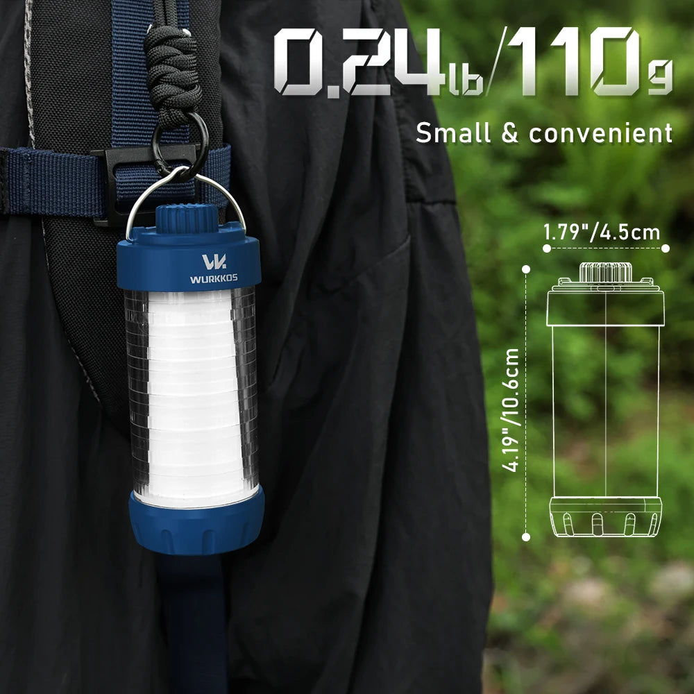 Wurkkos CL01 Camping Light 550 Lumens Rechargeable LED Flashlight