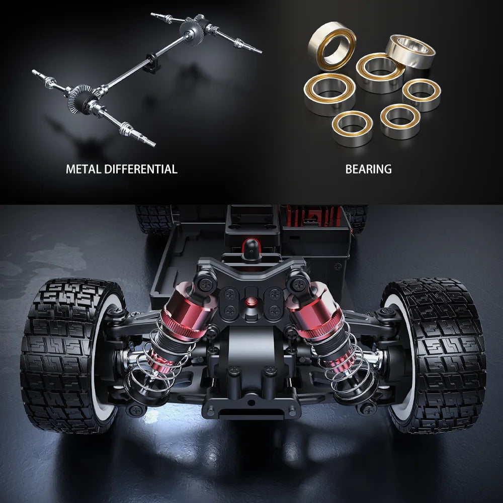 BEYONDSKYCE RC Drift Car 2.4GHz High Speed Brushless 4WD