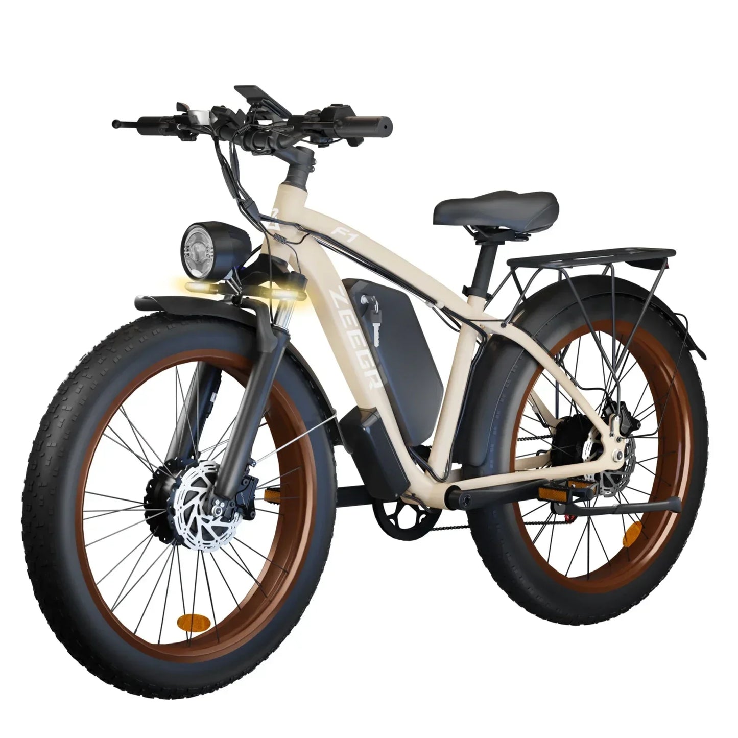 Electric Bicycle F1 2000W Dual Motor 48V 22.4Ah Battery