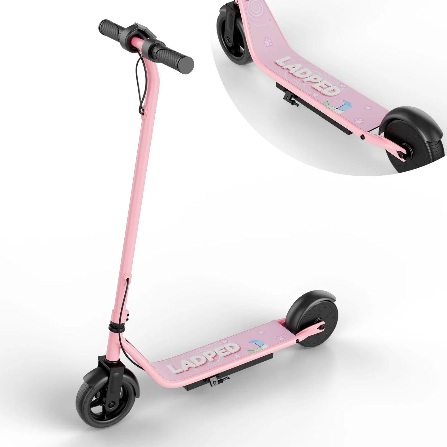 Ladped Kids Electric Scooter 9 MPH 10 Mile Range Folding