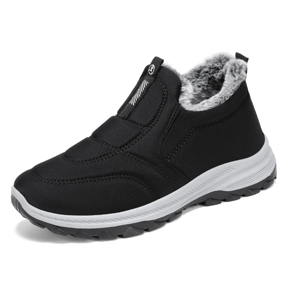 Warm Thermal Ankle Boots For Men Non Slip Sneakers Hiking