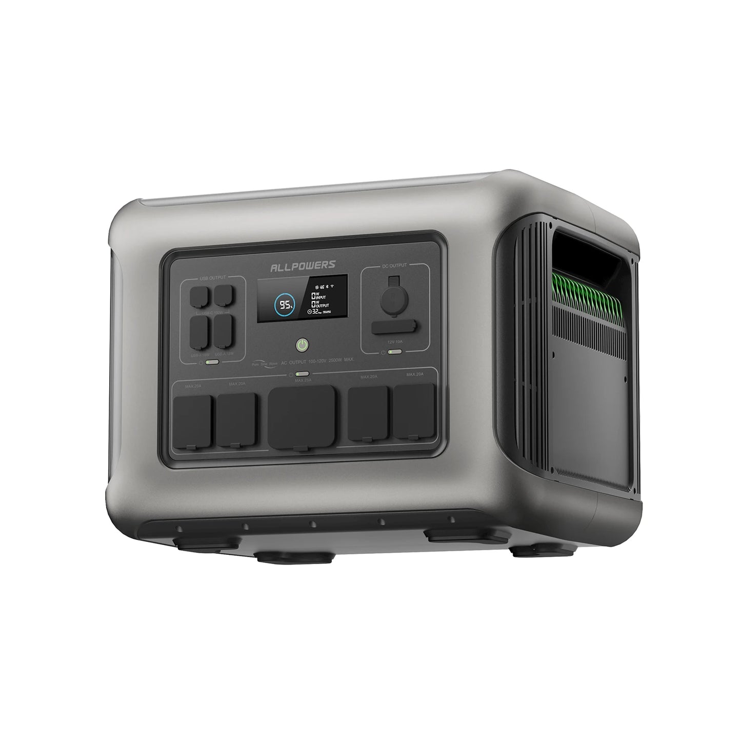 ALLPOWERS R600 Portable Power Station 299Wh LiFeP04 Battery 2x 600W Outlets