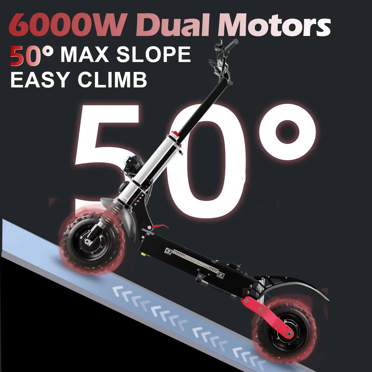 Jueshuai Outdoor Electric Scooter 1000W To 6000W Off Road Foldable